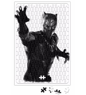 Black Panther Pantera Negra 04 Puzzle 240 Parça Yapboz