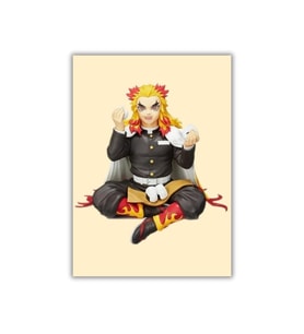 Demon Slayer Anime Rengoku Onigiri Duvar Posteri - Çerçevesiz