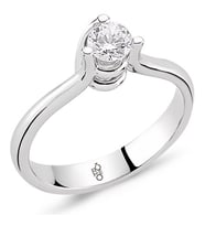 Romeo Pırlanta 0.23 Ct Tektaş Yüzük RM20045 (Çok Renkli)