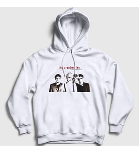 Presmono Unisex Beyaz Zombie The Cranberries Kapüşonlu Sweatshirt 174560tt