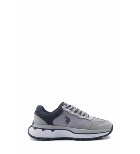 U.s. Polo Assn. CHAYA Kalın Tabanlı Erkek Günlük Spor Sneakers Ayakkabı (Gri)