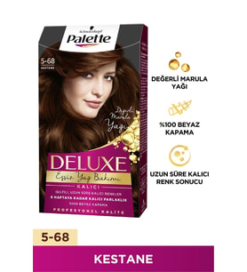 Palette Deluxe Saç Boyası 5-68 Kestane