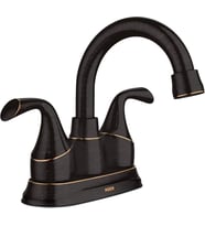 Moen 84115Brb 84115 Idora İki Saplı Centerset Banyo Lavabo Bataryası Drenaj Montajlı, Akdeniz Bronz (Çok Renkli)