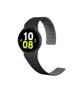 Samsung Galaxy Watch 5 44mm Uyumlu Zore KRD-111 20mm Çizgili Desenli Silikon Kordon