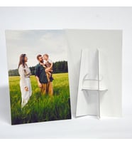 Kişiye Özel Ayaklı Fotoğraf 10x15 Cm (Beyaz)