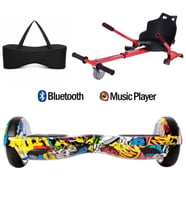 Citymate Elektrikli Kaykay Hoverboard Akıllı Denge 6.5 Inch + HoverKart + Çanta EXTREM PAKET D01