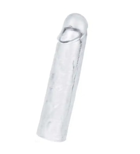 Flawless Şeffaf Penis Kılıfı 2.5 cm Uzatmalı