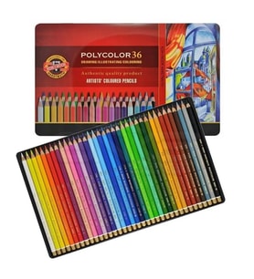 Koh-i-Noor Polycolor Kuru Boya Kalemi 36lı Set