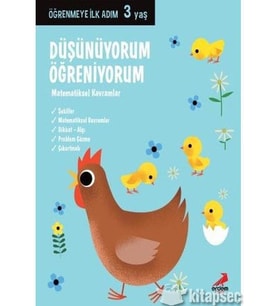 DÜŞÜNÜYORUM ÖĞRENİYORUM 3 YAŞ - MİNİK ADA YAYINLARI