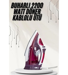 Modern Tasarım 2200w Dayanıklı Buharlı Seramik Kaplama Ütü