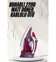 Modern Tasarım 2200w Dayanıklı Buharlı Seramik Kaplama Ütü