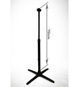 Çok Amaçlı Lüx Alüminyum Çelik Stand Isıtıcı  Ayak  Teleskopik  Ayarlamalı 155cm