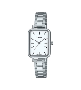 CASIO LTP-V009D-7EUDF KARE METAL KADIN KOL SAATİ (Gümüş)