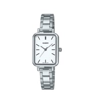 CASIO LTP-V009D-7EUDF KARE METAL KADIN KOL SAATİ (Gümüş)