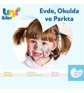 Uni Baby Islak Havlu Mendil 52 Yaprak Aktif (Paket İçeriği 4 Lü Pk)