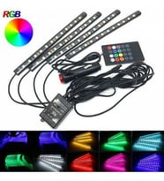 12 Led Araç Rbg Müziğe Duyarlı Ayak Altı Aydınlatma