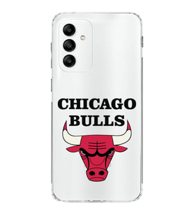 Samsung Galaxy A04s Kapak Chicago Bulls Tasarımlı Şeffaf  Kılıf