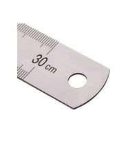 Çelik Cetvel 30 Cm Inch Ölçülü