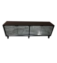 TV Sehpa 13722 ST Modern Konik Ayna Parlak Gri modern Kayın etro ayak 160 Elyapı
