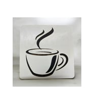 6 Lı Mdf Bardak Altlığı Dekoratif ECCECA1019