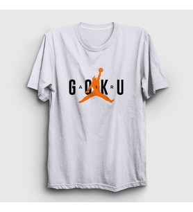 Presmono Unisex Beyaz Air Goku Anime Dragon Ball T-Shirt 235436tt (Beyaz)