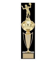 ODAK KUPA - Figürlü Kupalar - Voleybol Kadın Figürlü Kupalar FG-067 A - 48 cm