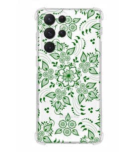 Samsung Galaxy S22 Ultra Uyumlu Köşe Korumalı Antişok  Kapak Nostalji Desen Tasarımlı Şeffaf  Kılıf