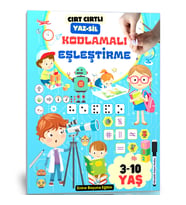 Cırt Cırtlı Kodlamalı EŞLEŞTİRME YAZ-SİL Kitabı