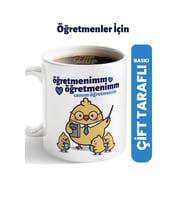 Canım Öğretmenim  Öğretmene Hediye Kupa Bardak (Beyaz)