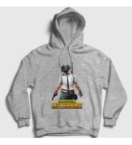 Presmono Unisex Gri Cover Pubg Kapüşonlu Sweatshirt 30352tt (Gri)
