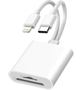 Type-C Lightning Kart Okuyucu Micro SD TF Hafıza Kart Adaptörü Çevirici Çoklayıcı Sdhc