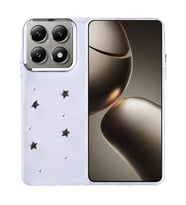 Coverzone Xiaomi 14T ile uyumlu K?l?f Airbag K�?eli 2mm Kamera �?k?nt? Korumal? Simli ?effaf Bask?l? Z-Kutup Kapak Y?ld?z