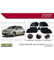 Toyota Auris Havuzlu 3D Paspas Niken Siyah 2007-2013 Arası