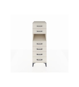 Kronos Dolap Tek Raflı 6 Çekmeceli 44x59x134 Aytaşı-Aytaşı