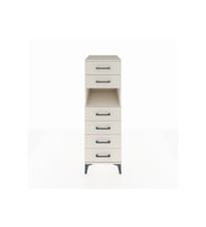 Kronos Dolap Tek Raflı 6 Çekmeceli 44x59x134 Aytaşı-Aytaşı