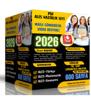 2026 ALES Hazırlık Seti (Video Destekli PDF Ders Notları)