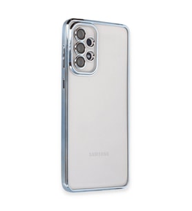 Samsung Galaxy A53 5g Kılıf Kamera Korumalı Lensli Silikon - Açık Mavi