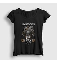 Presmono Kadın Siyah Eye Mastodon T-Shirt 163188tt
