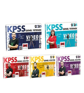 Yargı Yayınları 2026 KPSS Ders Notları Seti 5 Kitap