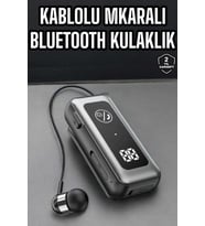 Kablolu Kulak İçi Stereo Mikrofonlu Dijital Göstergeli
