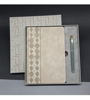 Deri Defter Kalem Set
