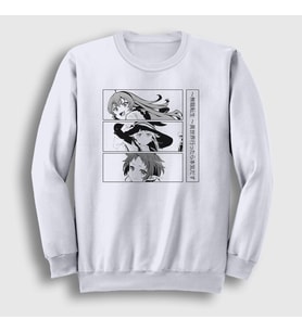 Presmono Unisex Beyaz Eris Roxy Sylphiette Mushoku Tensei Sweatshirt 548438tt