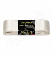 Saten Kurdele 30 mm Krem