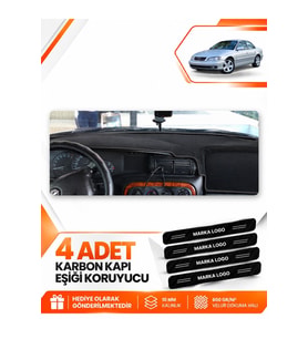 OPEL OMEGA (1993-2003) Uyumlu Ön Torpido Koruma Kılıfı Halısı - Siyah