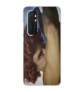 Xiaomi Mi Note 10 LITE Uyumlu Fallen Angel Tasarımlı Şeffaf Telefon Kılıfı
