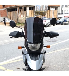 MOTOCAM Bmw F 650 GS Ön Cam 2004-2007 Model 45cm Siyah Renkli 4mm İADE YOKTUR