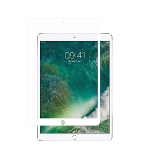 Apple iPad Pro 10.5" Uyumlu Ekran Koruyucu Tam Kaplayan HD Seramik Nano Cam? BEYAZ (Renksiz)