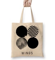 Bts Wings Bez Çanta Uzun Saplı