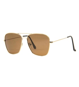 Solar One B203-010 52 Polarize Unisex Güneş Gözlüğü (Altın)
