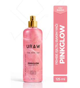 Pink Glow Pembe Işıltılı Yağ  Yüz, Vücut ve Saç İçin Çok Amaçlı Bakım Yağı 125 ml